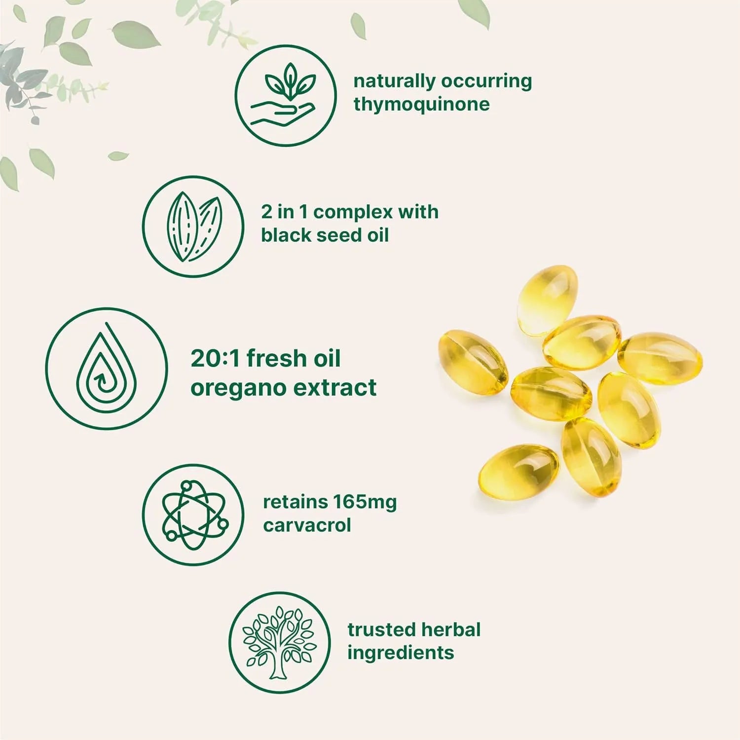 Sealed pack of Butter Black Seed Oil Soft Capsules dietary supplement showing 180 or 300 tablet count option.