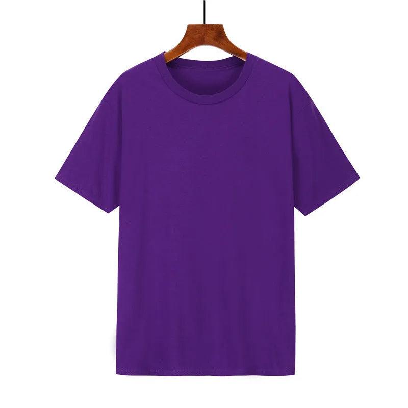 Cotton men's loose fit t-shirt in multiple colours with short sleeves and printed design