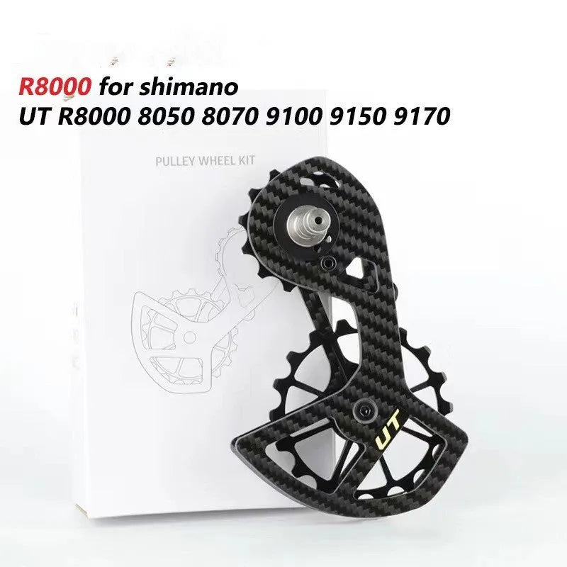 LTWOO 105 rear derailleur jockey pulley with 13T upper and 18T lower guide wheels for Shimano groupsets