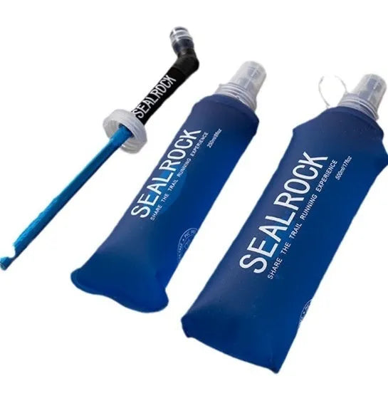 Rigid plastic portable hydration straw for mountain climbing and off-road cycling