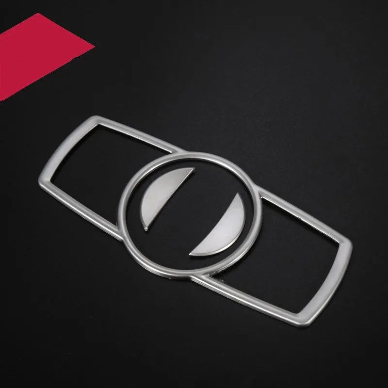 Silver ABS headlight frame decorative strip sticker for BMW dashboard modification