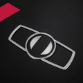 Silver ABS headlight frame decorative strip sticker for BMW dashboard modification