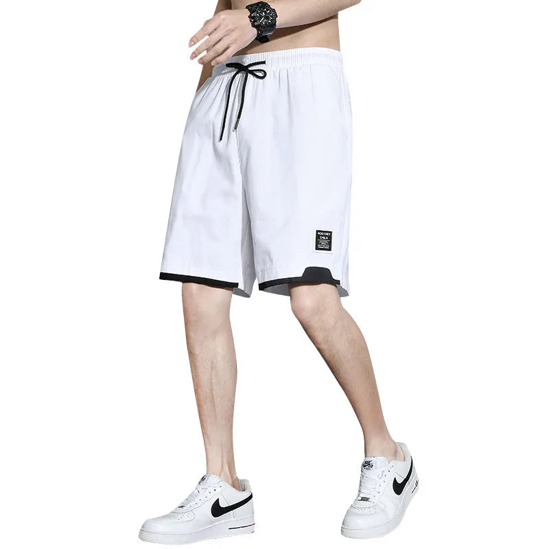 Cotton shorts for boys in black, khaki or white available in plus sizes up to 8XL