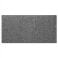 Extra large thickened non-slip felt mouse pad for desk in brown colour with keyboard and mouse