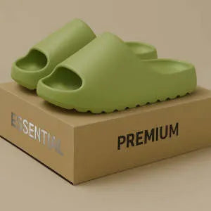 Women's thick sole beach slippers in EVA material available in multiple colours and sizes