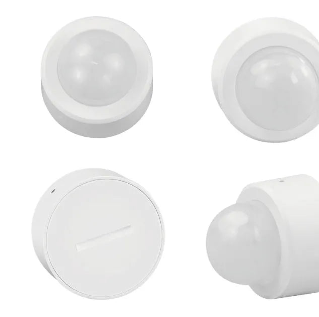 White ZigBee 3.0 infrared body sensor for smart home motion detection