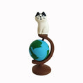 Cartoon Statue of Liberty travel cat resin craft figurine decorative ornament