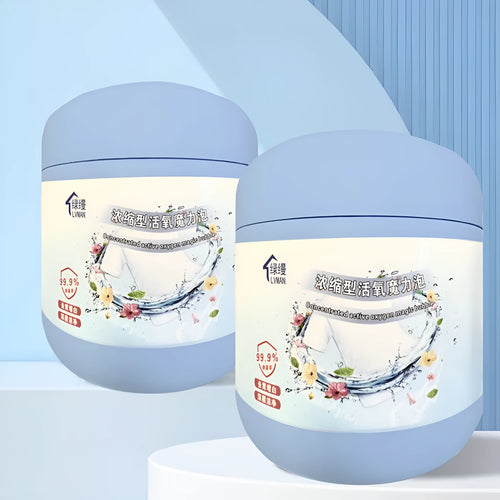 400g bottle of active oxygen bleaching powder for laundry stain removal with decontamination salt fizzer