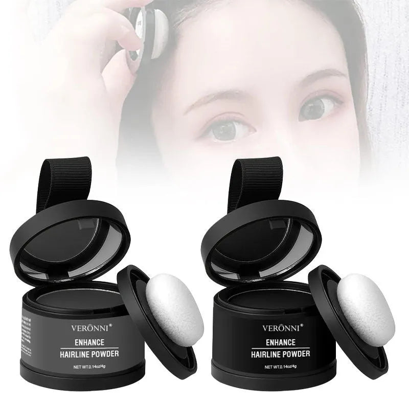 Hairline powder compact for shadow repair with fourteen colour shade options