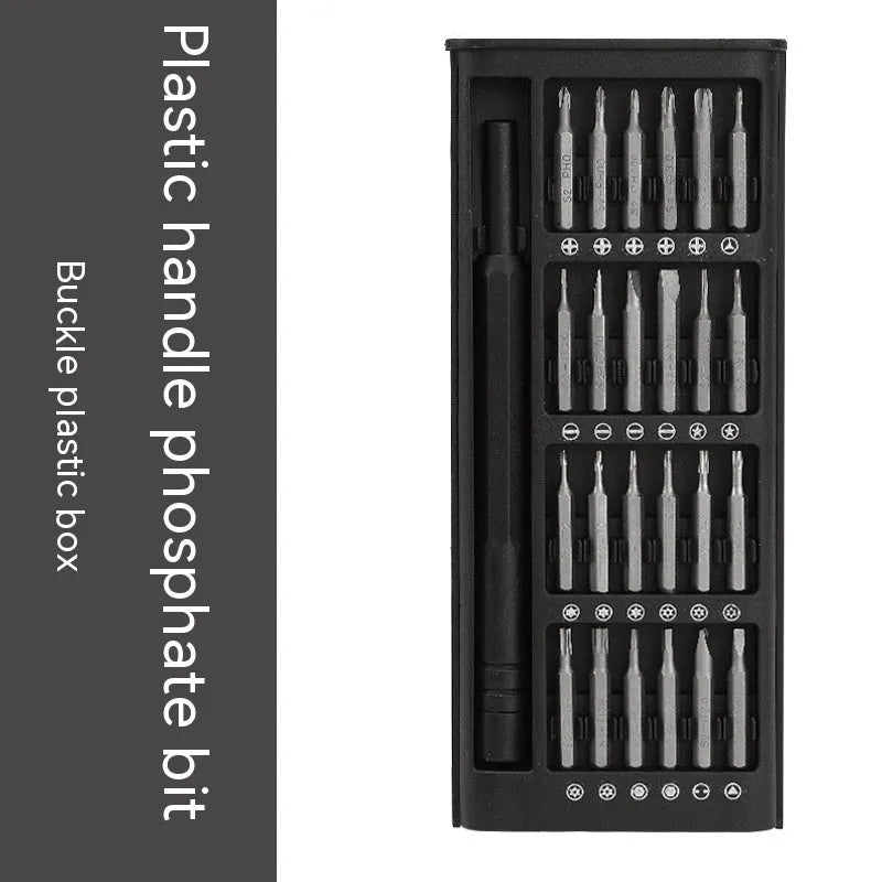 24 in 1 magnetic precision screwdriver set with chrome vanadium steel bars and choice of aluminium or plastic handles