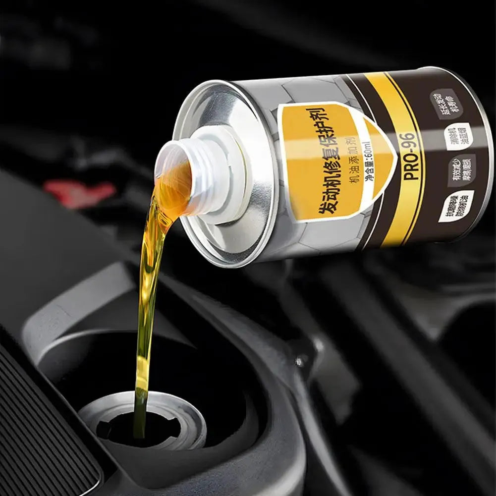White container 60ml engine oil anti-wear additive for vehicle maintenance