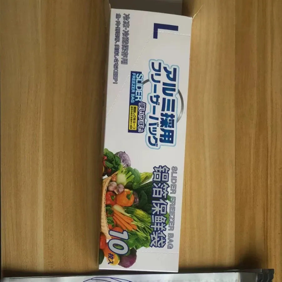 Aluminium foil sealed storage bags in small, medium, and large sizes with zip closure