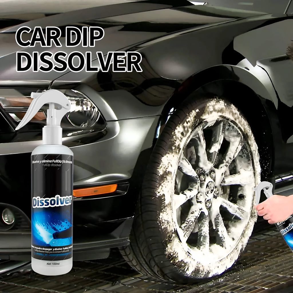 100ml bottle of water-based car foam cleaning agent for paint and interior seats.
