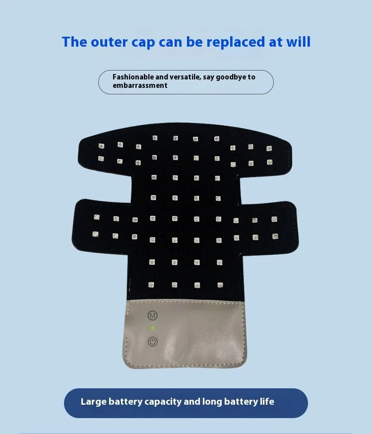 Black LED photon mask for facial and neck light therapy treatment with four-colour system