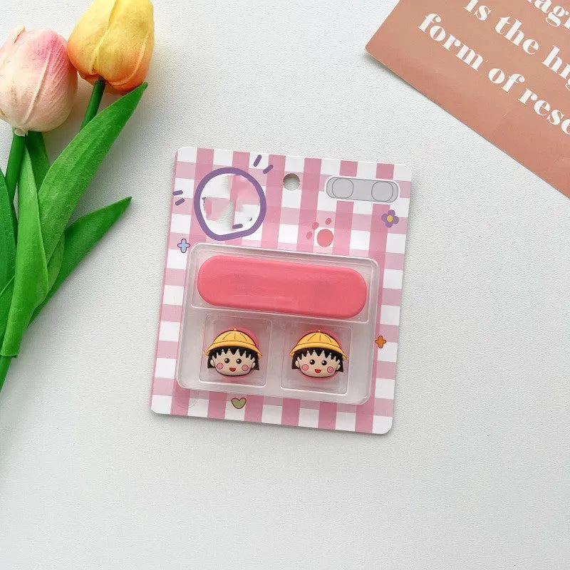 Cartoon magnetic plastic data cable fixer for desktop organisation in various colours