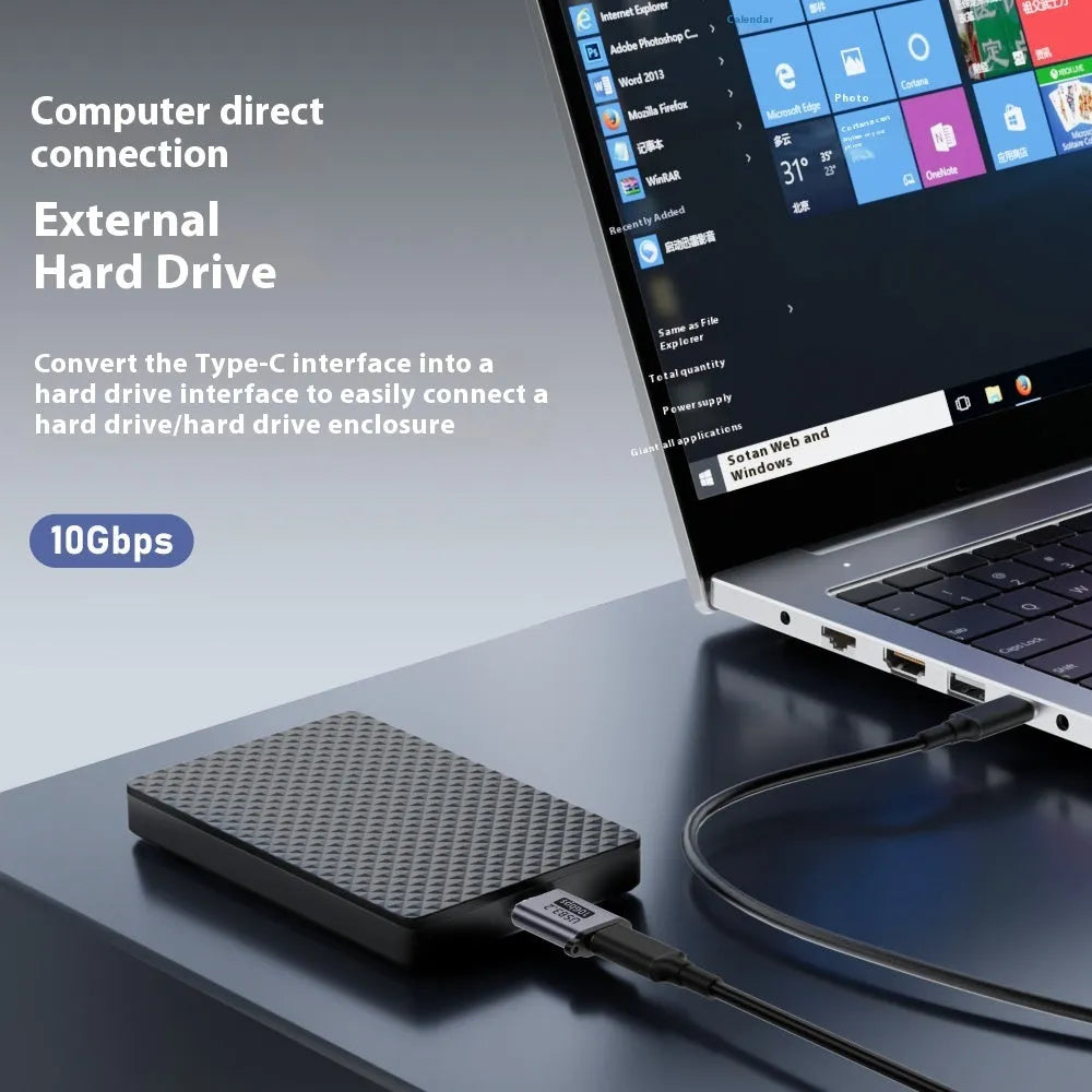 USB Type-A male to Micro-B female adapter for connecting older devices to modern USB ports