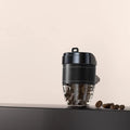 Plastic coffee cup shaped car air freshener with solid coffee bean fragrance