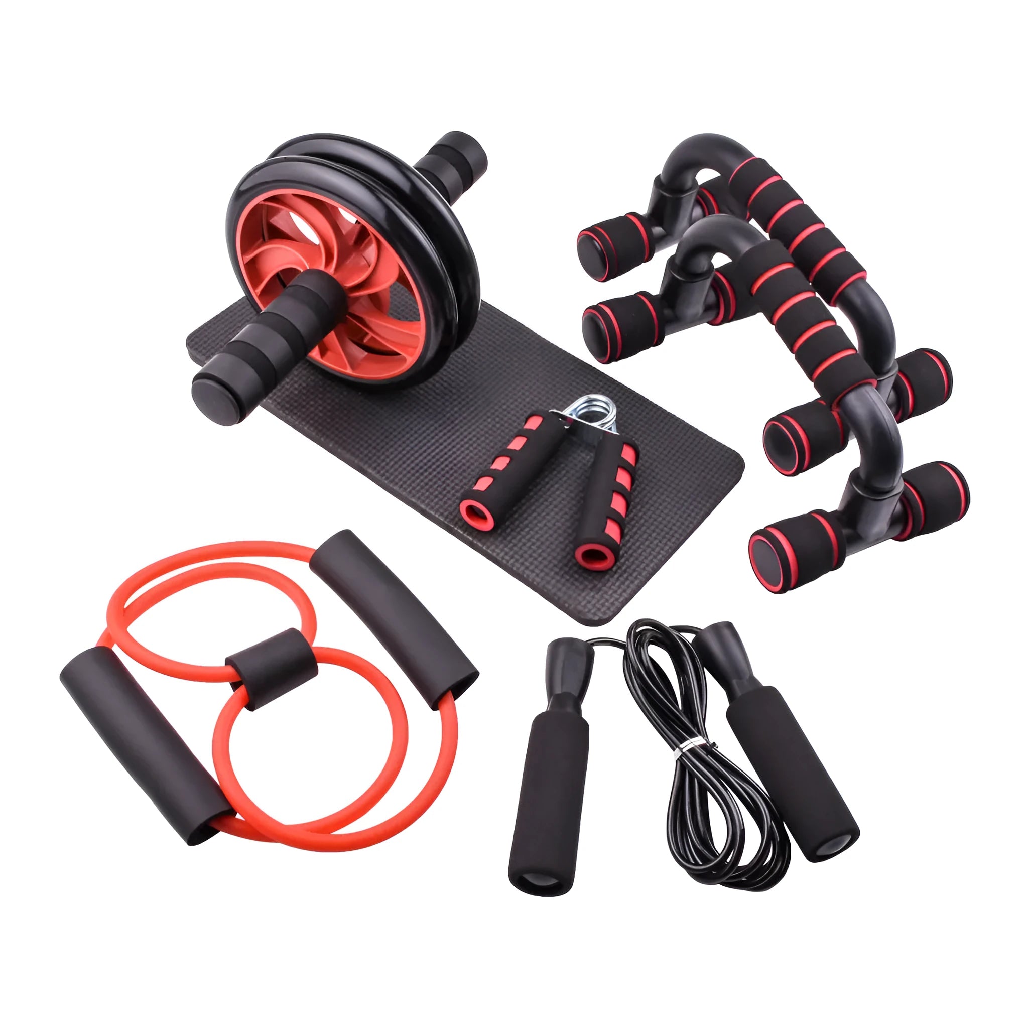 Indoor sports push-up bracket for abdominal wheel fitness training in four colour options