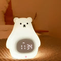 Big White Bear silicone night light with sleeping timer and remote control