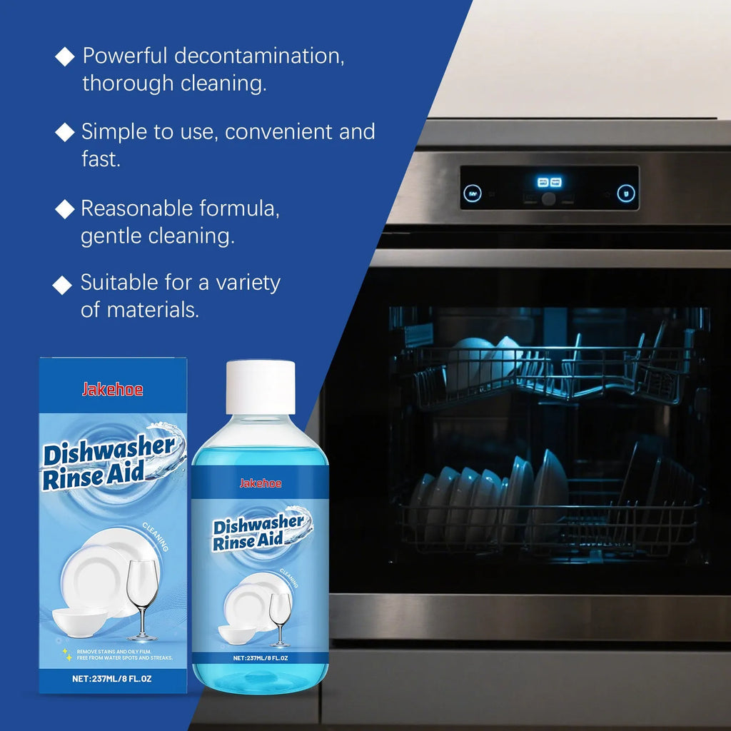 237mL dishwasher cleaning aid bottle for automatic dishwashers stain removal