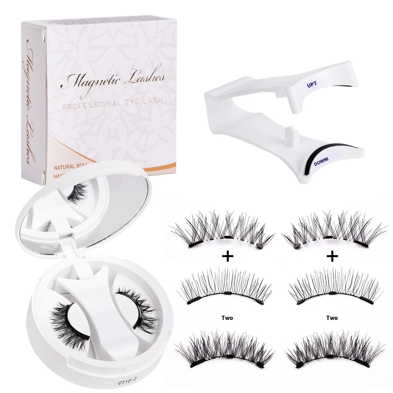 Magnetic false eyelashes with integrated soap holder from CT10 series