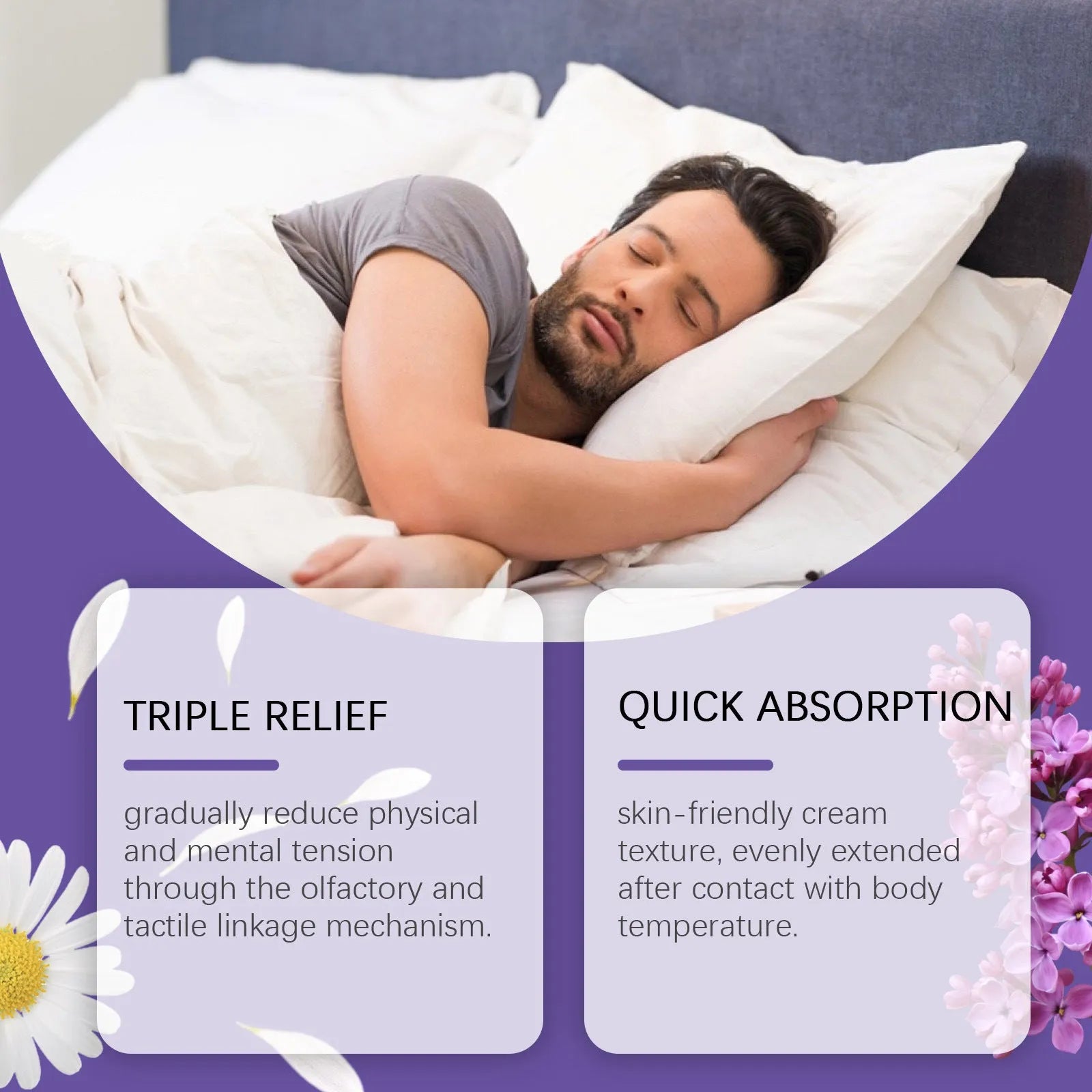 30g tube of gentle sleep cream with lavender oil and chamomile