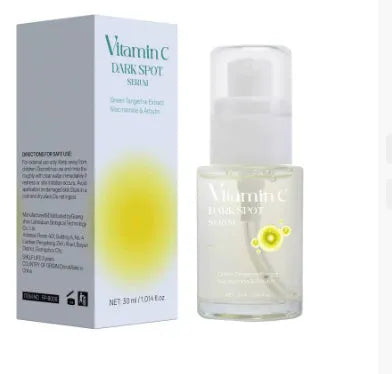 30ml bottle of Vitamin C spot removal facial essence serum for skin brightening.