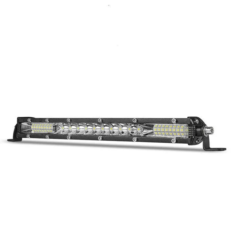 Ultra-thin aluminium alloy LED light bar for Model TY vehicle in white.