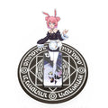 Square wireless phone charger with glowing magic array pattern measuring 25cm with thin 1.5cm profile