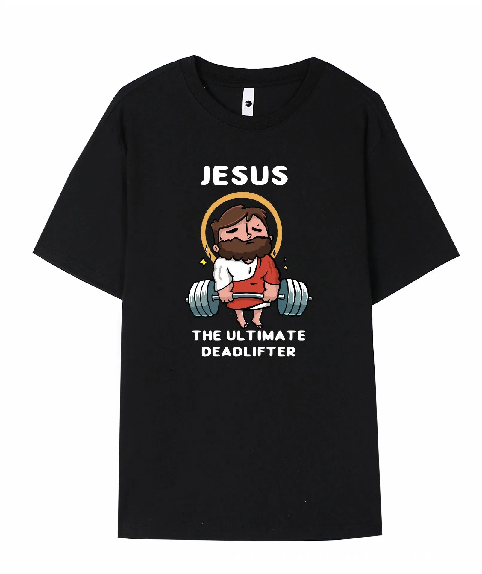 Men's plain pure cotton t-shirt on a hanger, shown in multiple colour options for custom business advertising.