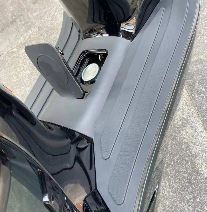 3D rubber motorcycle foot pad modification accessory for front foot positions
