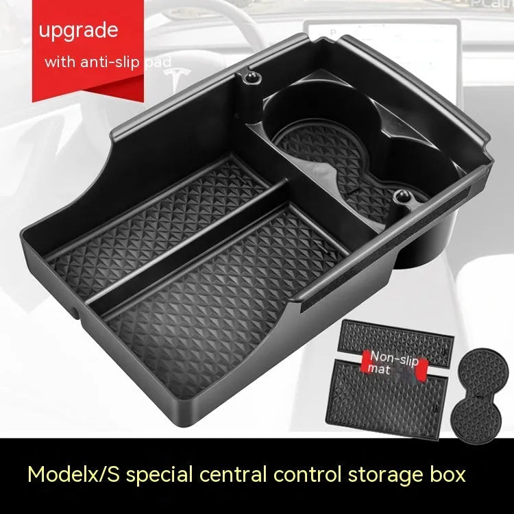 Tesla Model 3 Model X Model S centre console armrest plastic storage box retrofit accessory