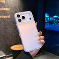 Simple laser gradient frosted TPU PC phone case for iPhone 17 series back cover