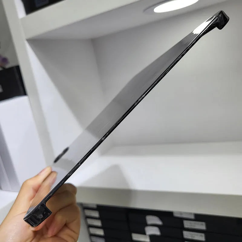 Carbon fibre hard protective cover for Apple iPad Pro 11 showing textured plaid pattern.