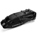 Waterproof PVC bicycle tail bag with 13-litre capacity for outdoor cycling gear