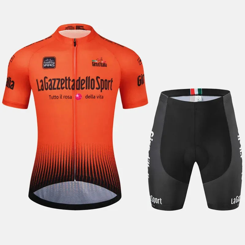 Road bike cycling short sleeve jersey with pattern design in quick-dry polyester fabric
