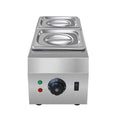 Commercial chocolate melting machine with double pots and temperature control display