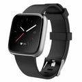 Fitbit Versa Lite replacement watch strap in multiple colours showing large and small size options