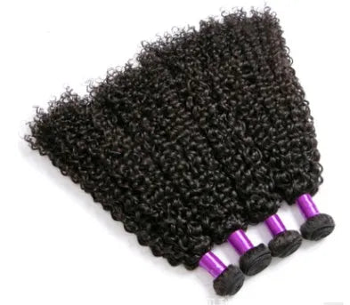 Brazilian virgin human hair kinky curly wig with curtain bangs in natural black colour