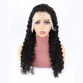 Solid colour half-lace front human hair wig displayed at 26-inch length