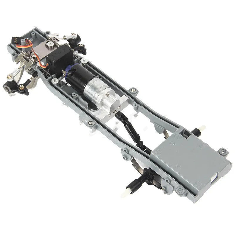 R636S silver D12 metal gearbox alloy upgrade part for remote control car large torque modification