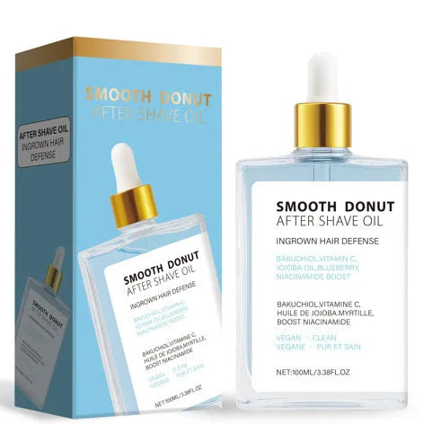 100ml aftershave oil in neutral packaging for post shave skin soothing