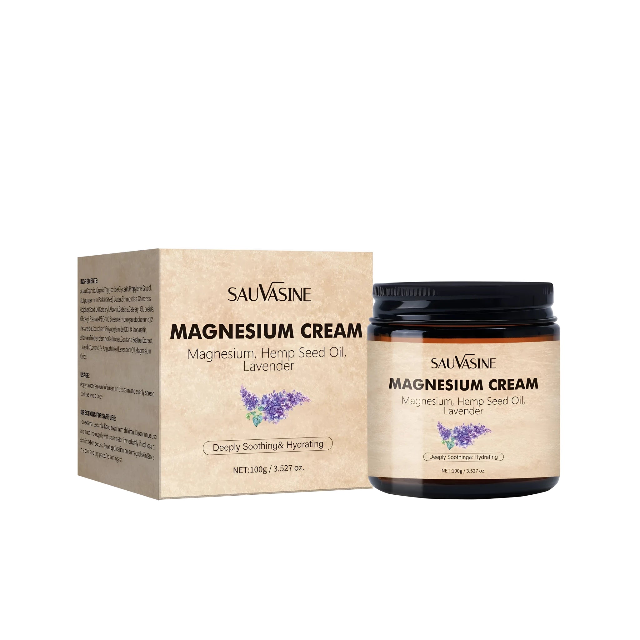 100g jar of universal hydrating moisturising cream for face and body application