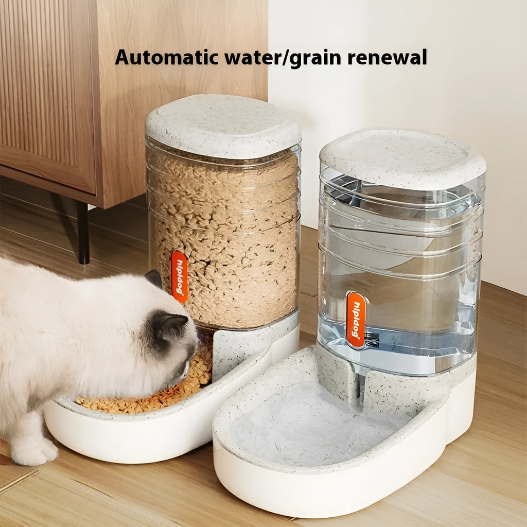 Large 3.8 litre automatic pet water fountain in blue for cats and dogs