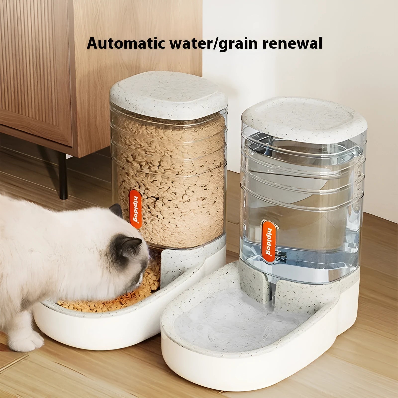 Large 3.8 litre automatic pet water fountain in blue for cats and dogs