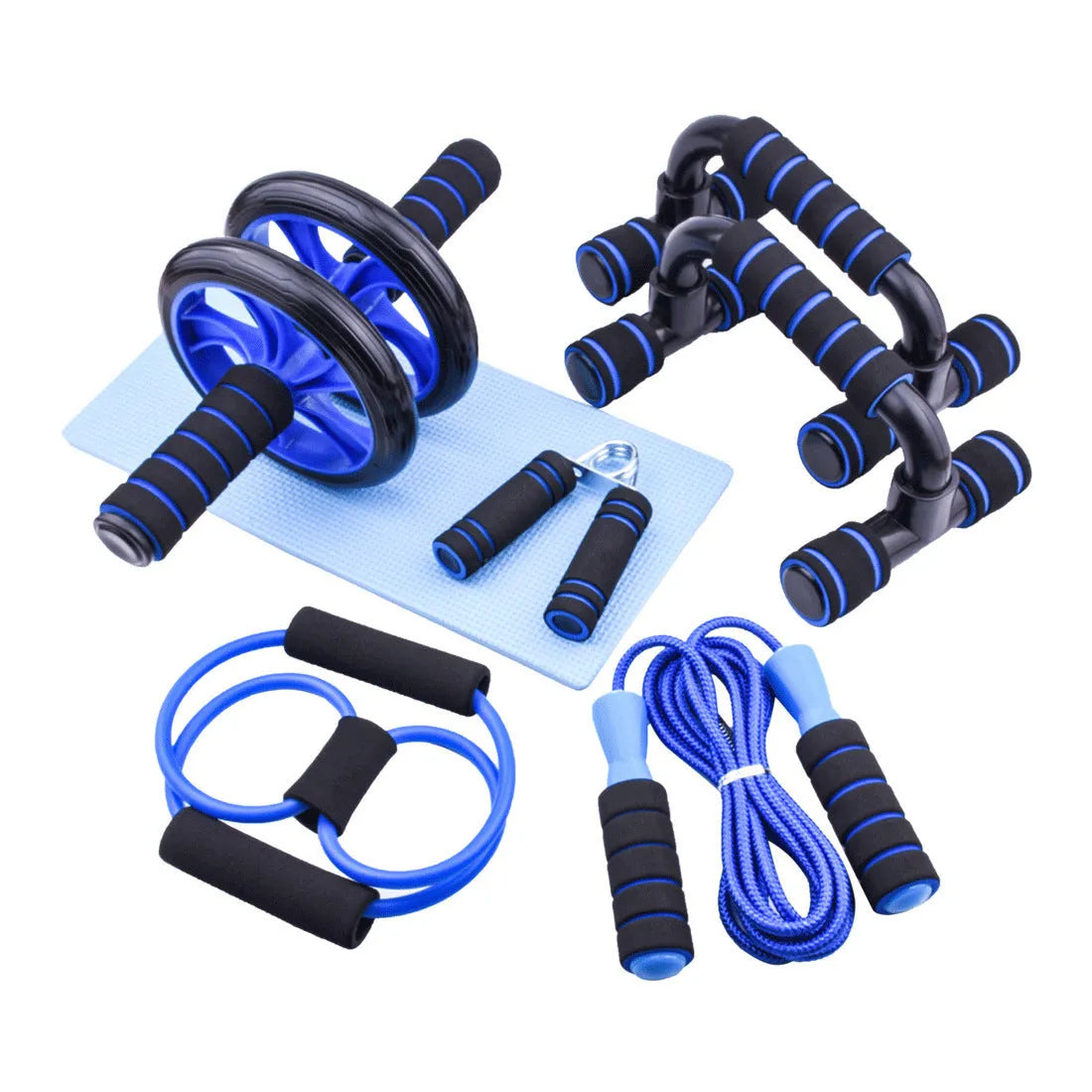 Indoor sports push-up bracket for abdominal wheel fitness training in four colour options