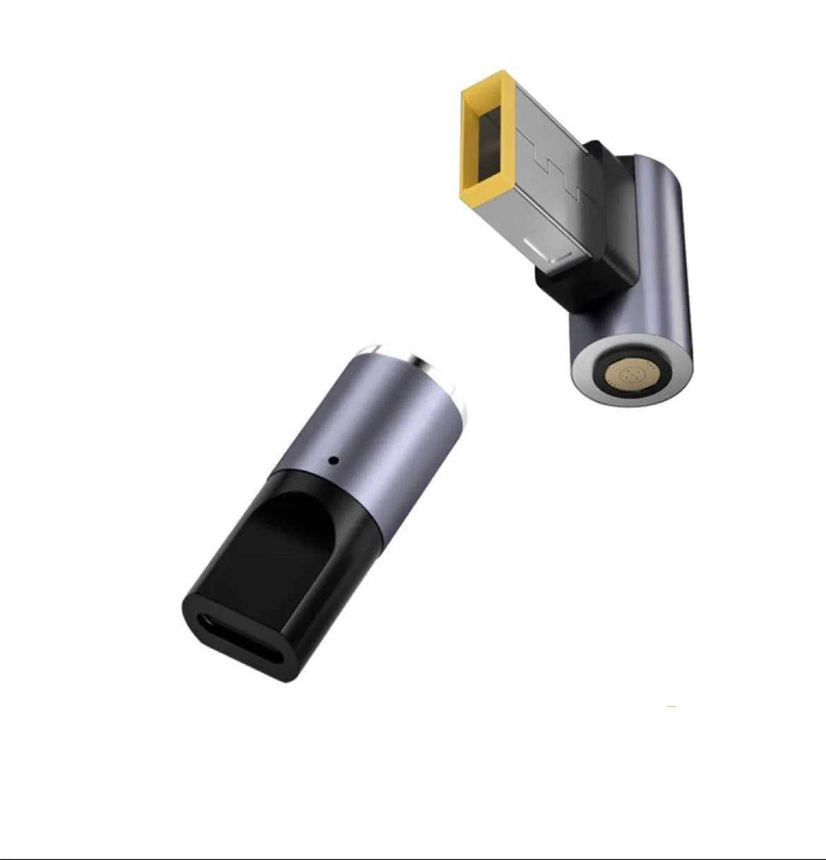 Lenovo Type-C square port magnetic charging cable with 1.8m length showing magnetic connector detail