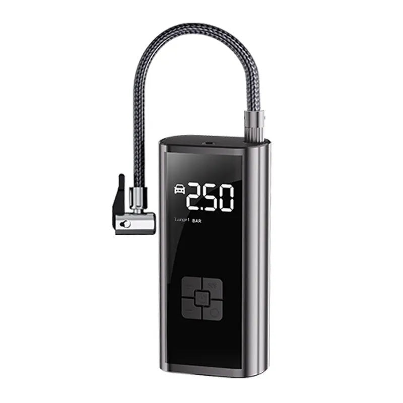 Vehicle electric charging cylinder ABS air pump with lighting and USB charging port on car floor