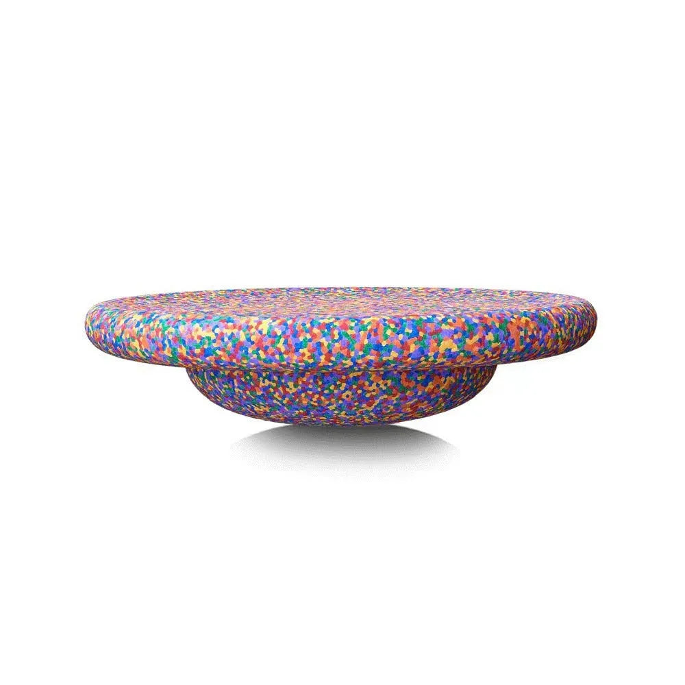 Plastic wood surf balance board for children with surfboard design in mixed colour or black options