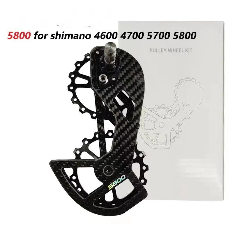 LTWOO 105 rear derailleur jockey pulley with 13T upper and 18T lower guide wheels for Shimano groupsets